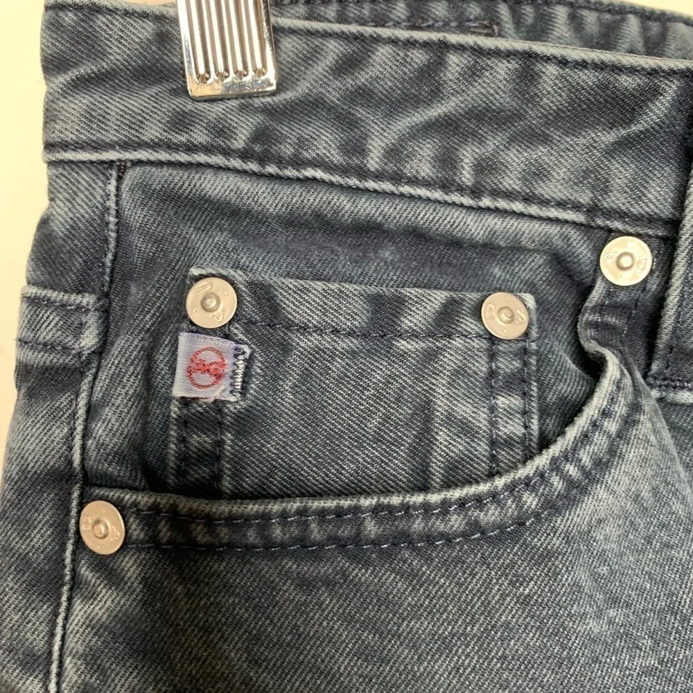 Alexa Chung for AG Womens Dark Wash Black Blue Denim Shorts Size 26